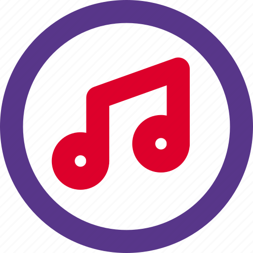 Music, note, circle, multimedia, sound icon - Download on Iconfinder