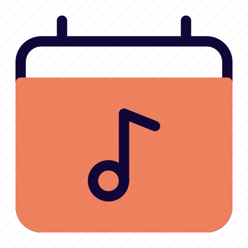 Music, event, calendar, planner icon - Download on Iconfinder
