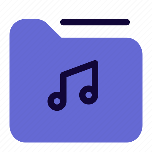 Music, folder, file, song icon - Download on Iconfinder
