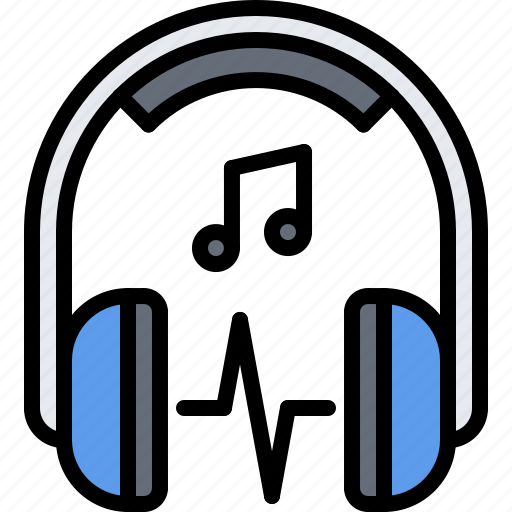 Headphones, note, melody, music, sound icon - Download on Iconfinder