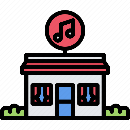 Note, shop, building, melody, music, sound icon - Download on Iconfinder