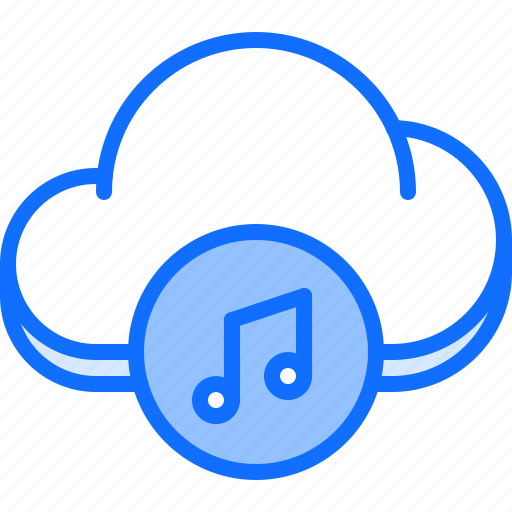 Cloud, note, melody, music, sound icon - Download on Iconfinder