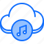cloud, note, melody, music, sound 