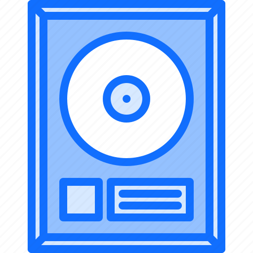 Album, award, melody, music, sound icon - Download on Iconfinder