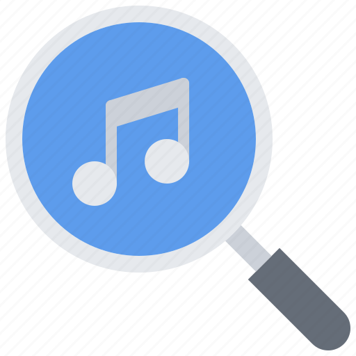 Search, note, magnifier, concert, melody, music, sound icon - Download on Iconfinder
