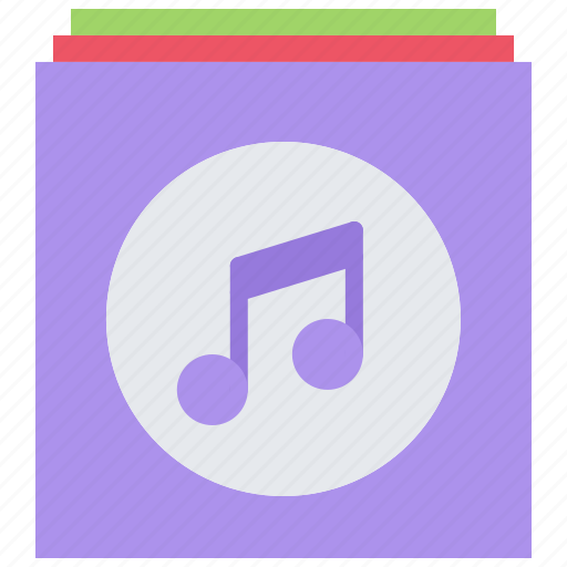 Album, note, melody, music, sound icon - Download on Iconfinder