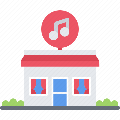 Note, shop, building, melody, music, sound icon - Download on Iconfinder