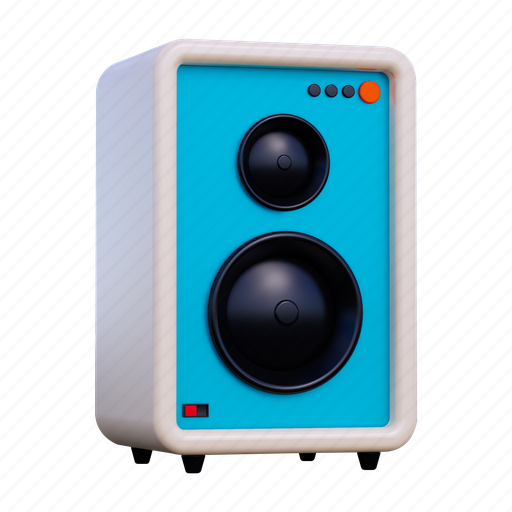 .png, speaker, music, audio, volume, player 3D illustration - Download on Iconfinder