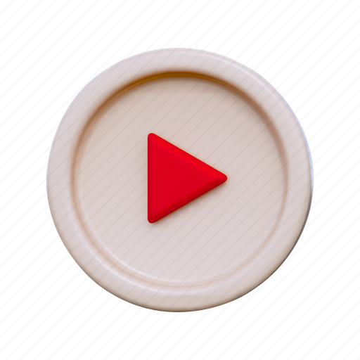 .png, play, button, video, movie, music 3D illustration - Download on Iconfinder