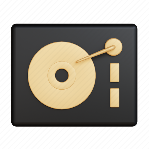 Gramophone, music 3D illustration - Download on Iconfinder