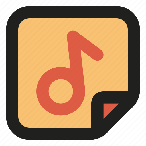 Music note, music, file, format icon - Download on Iconfinder