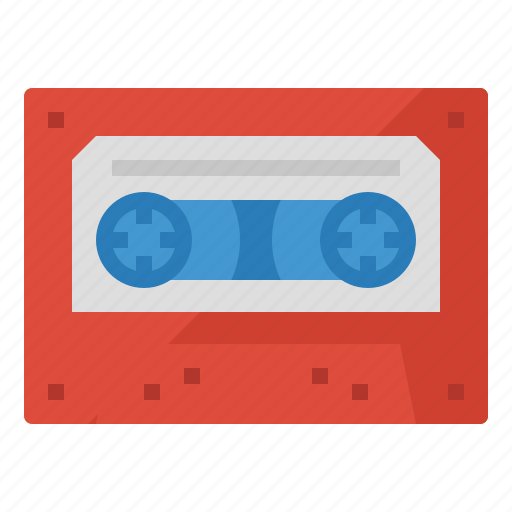 Cassette, music, retro, song, tape icon - Download on Iconfinder