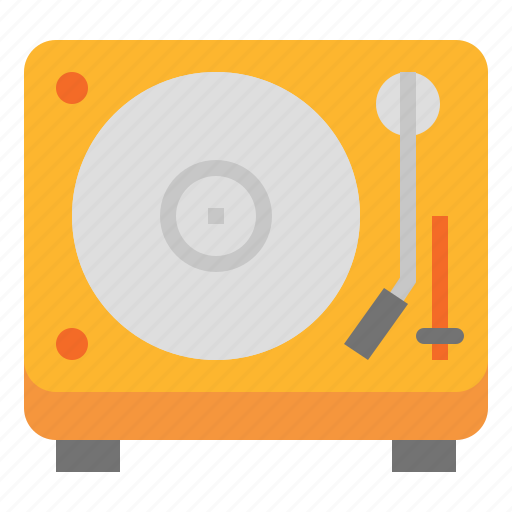 Music, player, record, turntable, vinyl icon - Download on Iconfinder