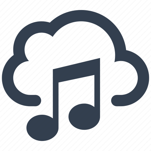 Multimedia, storage, wireless, music, cloud, musical note icon - Download on Iconfinder