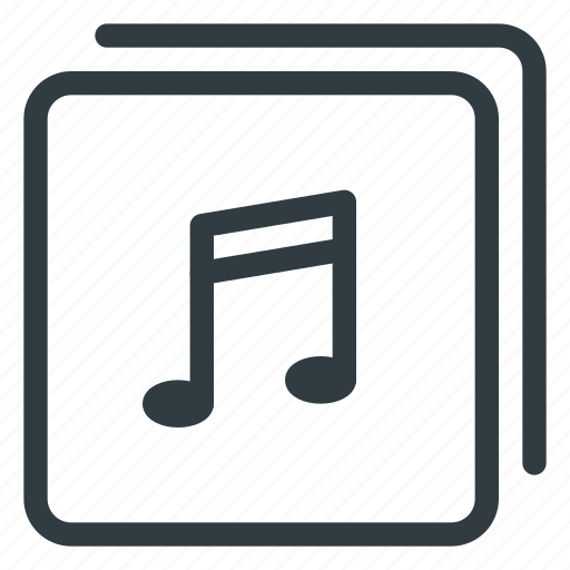 Albume, audio, list, music, play icon - Download on Iconfinder