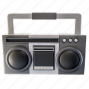 boombox, radio, cassette, speaker, music, player, audio, sound, song 