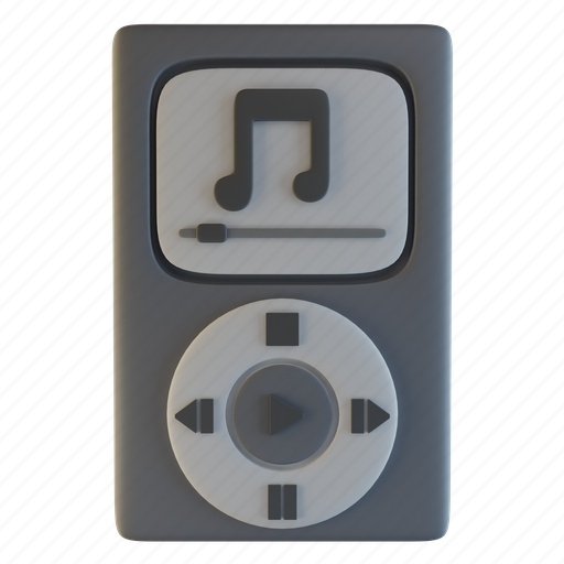 Mp3, player, mp3 player, ipod, music player, audio, music 3D illustration - Download on Iconfinder