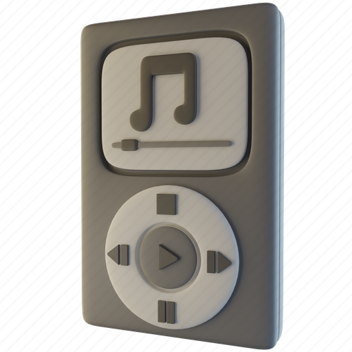 Mp3, player, music, sound, audio, song, listen 3D illustration - Download on Iconfinder