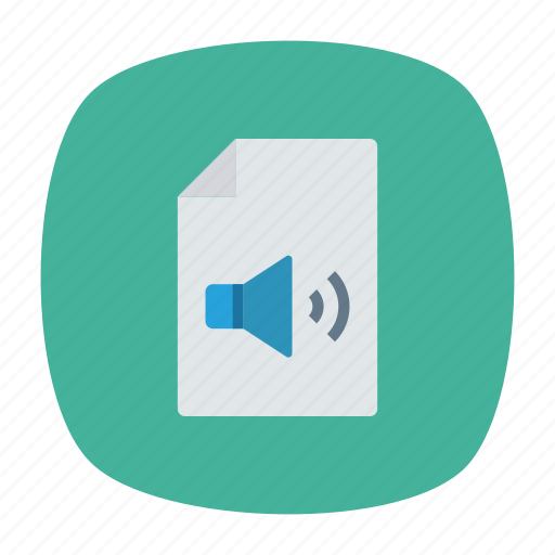 Doc, file, music, record icon - Download on Iconfinder
