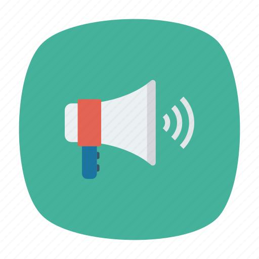 Advertisement, loud, megaphone, speaker icon - Download on Iconfinder
