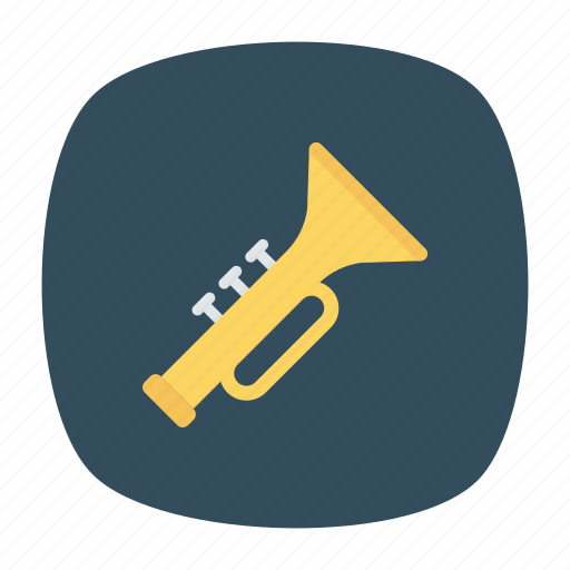 Instrument, music, trumpet, wind icon - Download on Iconfinder