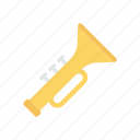 instrument, music, trumpet, wind