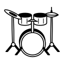 drum set, band, percussion, music, drumbeat