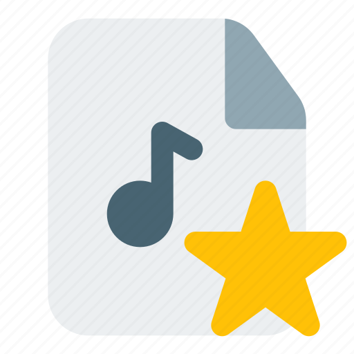 Favourite, music, star, rating icon - Download on Iconfinder