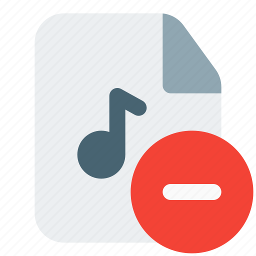 Remove, music, minus icon - Download on Iconfinder