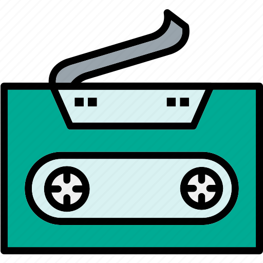 Audiotape, cassette, music, tape icon - Download on Iconfinder