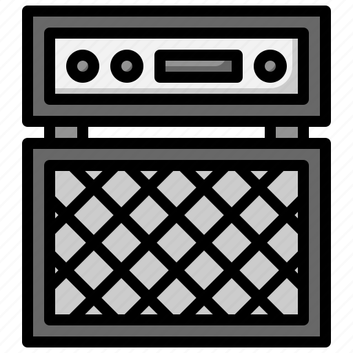 Amplifier, speaker, music, multimedia, sound, box icon - Download on Iconfinder