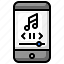 music, smartphone, play, button, multimedia