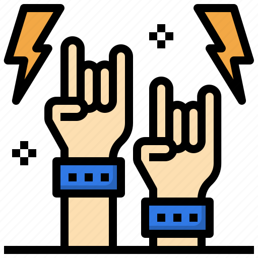 Rock, music, hand, gesture, concert icon - Download on Iconfinder