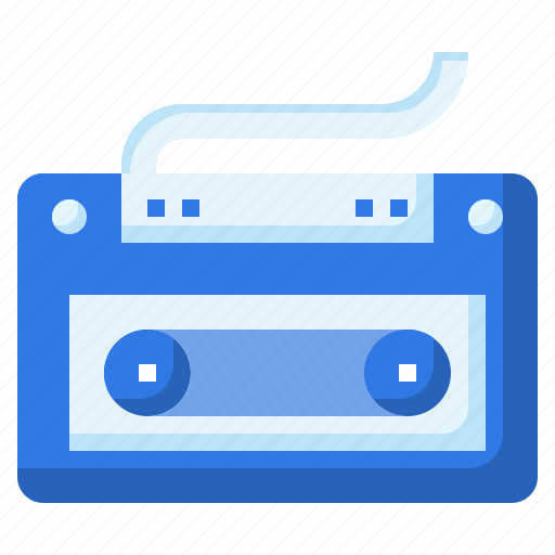 Casette, music, cassette, tape, radio, sound icon - Download on Iconfinder