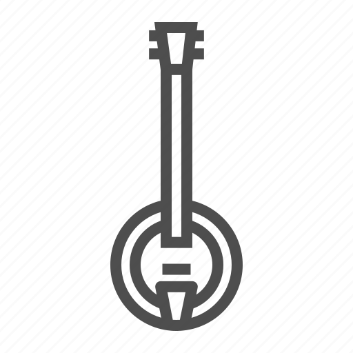 Acoustic, banjo, country, folk, instrument, music, sound icon - Download on Iconfinder