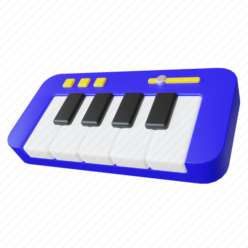 Piano, music, keyboard, orchestra, melody, instrument, song 3D illustration - Download on Iconfinder