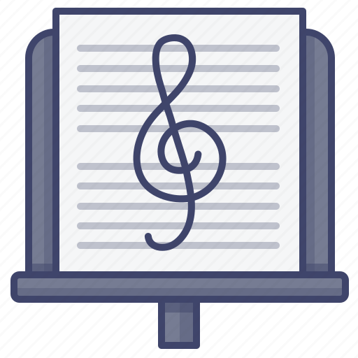 Compose, music, orchestra, stand icon - Download on Iconfinder