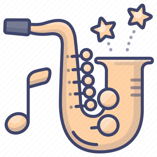 Jazz, music, sax, saxophone icon - Download on Iconfinder