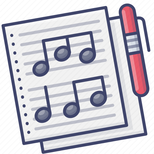 Compose, music, paper, staff icon - Download on Iconfinder
