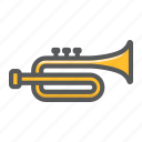 instrument, jazz, melody, music, sound, trumpet