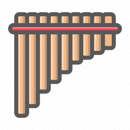 Flute, instrument, mexican, music, pan, panpipe, sound icon - Download on Iconfinder