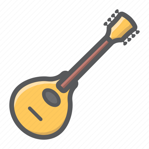 Acoustic, folk, guitar, instrument, mandolin, music, sound icon - Download on Iconfinder