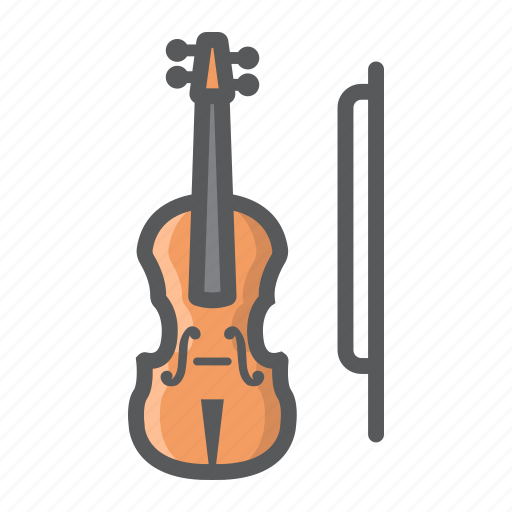 Fiddle, instrument, melody, music, orchestra, sound, violin icon - Download on Iconfinder