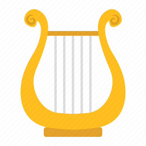 Ancient, greek, harp, instrument, lyre, melody, music icon - Download on Iconfinder