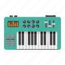 analog, digital, instrument, music, piano, play, synthesizer