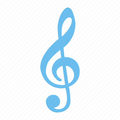 Clef, key, melody, music, note, sign, treble icon - Download on Iconfinder