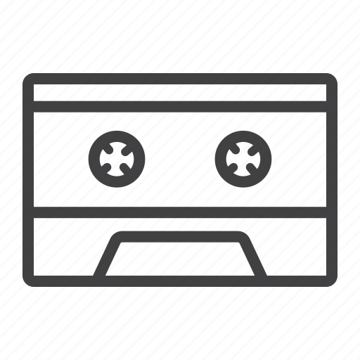 Audio, cassette, media, music, play, retro, sound icon - Download on Iconfinder