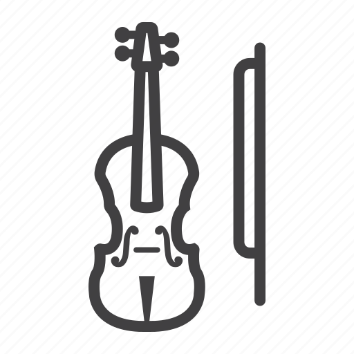 Fiddle, instrument, melody, music, orchestra, sound, violin icon - Download on Iconfinder