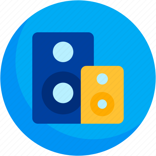 Speaker, audio, system, music, and, multimedia, sound icon - Download on Iconfinder