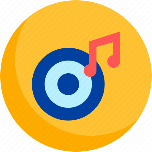 Cd, musical, note, music, and, multimedia, compact icon - Download on Iconfinder